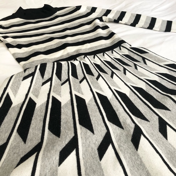 Karen Millen Mock-Neck Sweater Dress